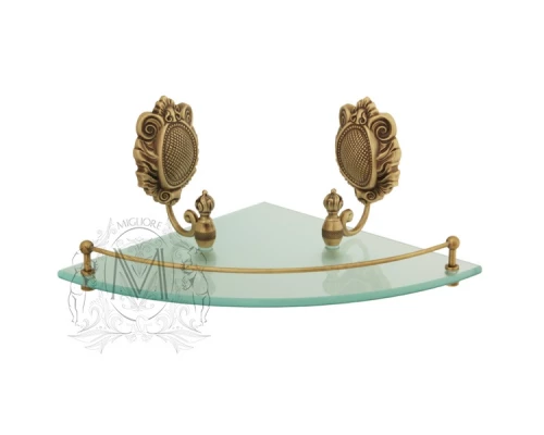 Полка с галереей Migliore Cleopatra 16638 бронза