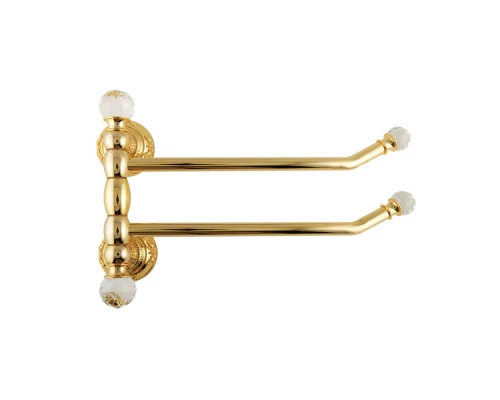 Полотенцедержатель Migliore.CRistalia 16843 - золото, 37.6 см