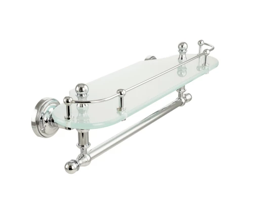 Полка с галереей Migliore Mirella 17248, 40 см, хром