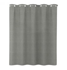Штора для ванной WasserKraft Isen, 200 х 200 см, навесная, серая, SC-40202