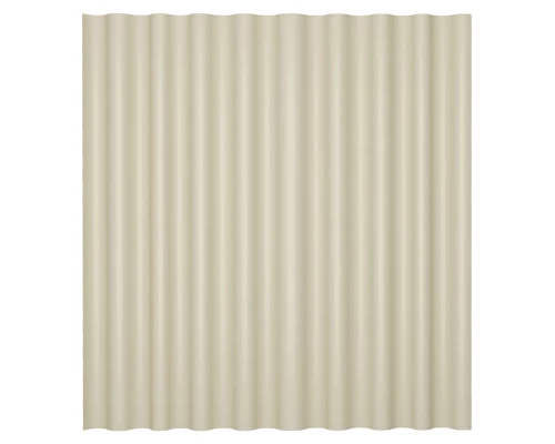 Штора для ванной WasserKraft Oder, 240 х 200 см, навесная, бежевая, SC-30603