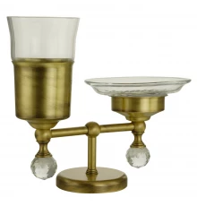 Держатель стакана и мыльницы настольный Migliore Amerida, бронза, 16572