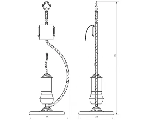 Стойка 2-х функциональная Migliore Edera 16930 - хром
