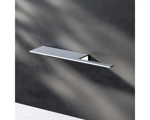 Держатель туалетной бумаги Am.Pm Sense L с полкой, серый матовый, A7454300