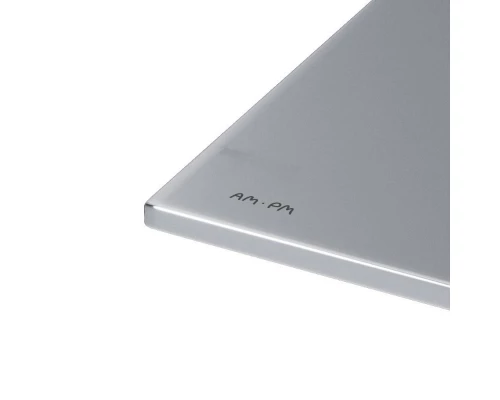 Держатель туалетной бумаги Am.Pm Sense L с полкой, серый матовый, A7454300