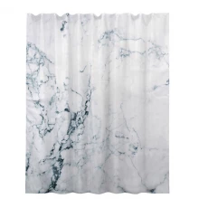 Штора для ванной WasserKraft Aland, 200 х 200 см, навесная, белая/серая, SC-85102