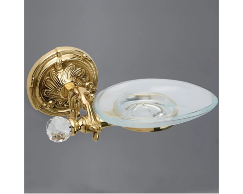 Мыльница Art&Max Barocco Crystal AM-1786-Br-C, бронза