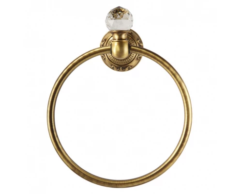Полотенцедержатель кольцо Migliore.CRistalia 16773 - бронза, 25.8 см
