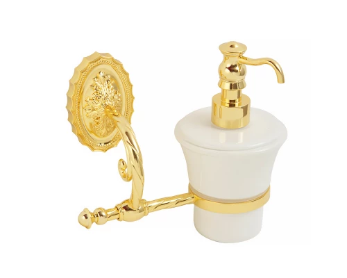 Дозатор жидкого мыла Migliore Edera 16936, золото