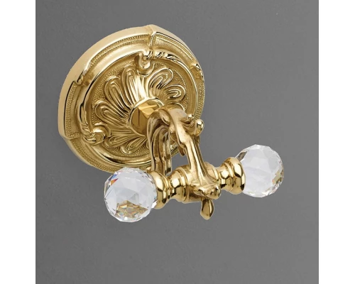 Крючок Art&Max Barocco Crystal AM-1784-Br-С, бронза