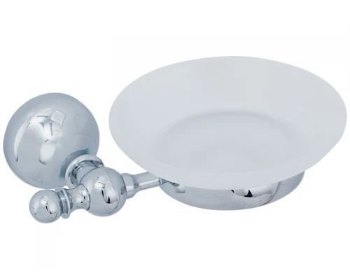 Мыльница настенная Veragio Gialetta VR.GIL-6450.CR, матовое стекло/хром