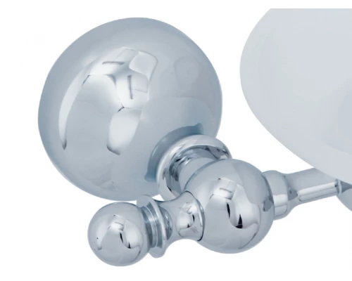 Мыльница настенная Veragio Gialetta VR.GIL-6450.CR, матовое стекло/хром