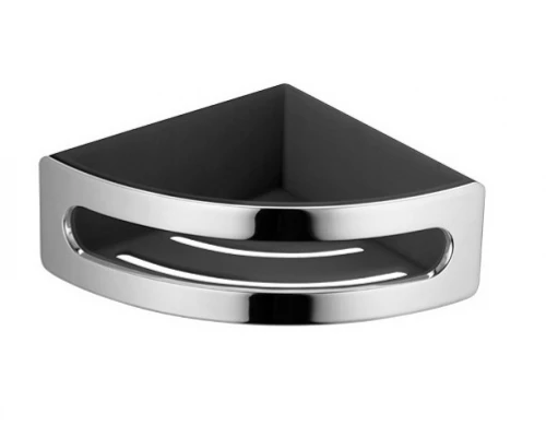 Угловая корзинка для губки Keuco Elegance New 11657 010001, хром/антрацит