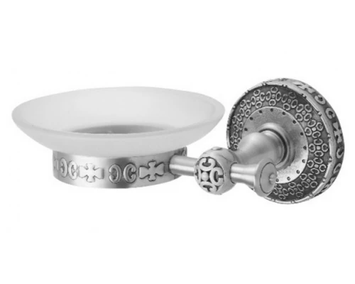 Мыльница Zorg Antic AZR 06 SL, цвет серебро