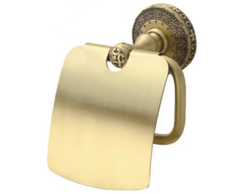 Бумагодержатель с крышкой Zorg Antic AZR 08 BR, цвет бронза