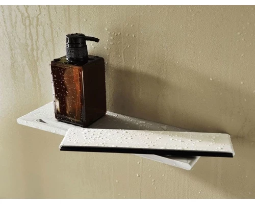 Полка для душа Keuco Edition 400 со скребком, 38.2 см, хром, 11559170000