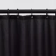 Штора для ванной WasserKraft Nau, 200 х 200 см, навесная, черная/белая, SC-77102