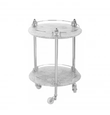 Столик на колесиках Migliore Elizabetta 17048 - хром