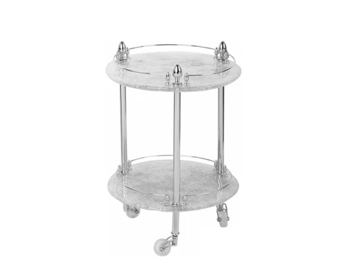 Столик на колесиках Migliore Elizabetta 17048 - хром