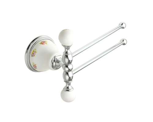 Полотенцедержатель двойной поворотный Migliore Provance 17669, 25 см, цвет хром