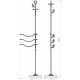 Стойка высокая Migliore Edera 16932 - хром, 179.9 см
