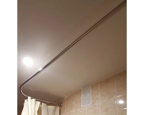 Карниз для ванны Aquatek, 150 x 75 см, цвет хром, KARN-0000041