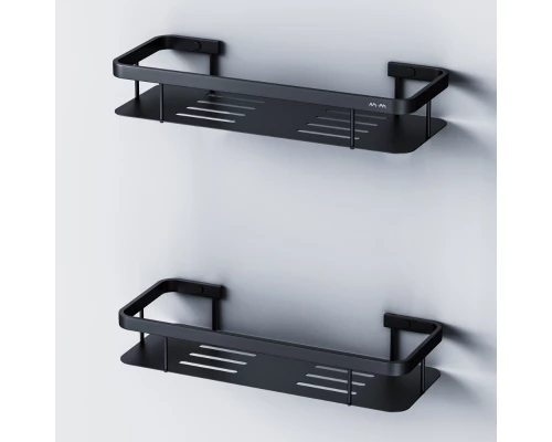 Полка Am.Pm Sense L, 2 яруса, черная матовая, A7453222