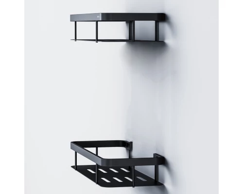 Полка Am.Pm Sense L, 2 яруса, черная матовая, A7453222