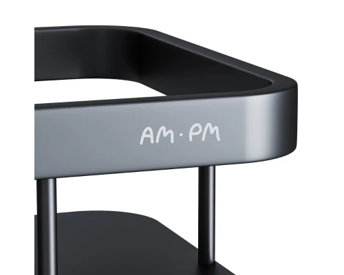 Полка Am.Pm Sense L, 2 яруса, черная матовая, A7453222