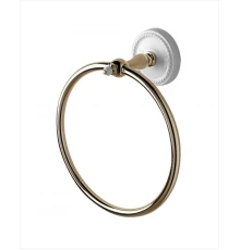 Полотенцедержатель кольцо Devon&Devon Dorothy DOR407OT, 24.7 см, светлое золото