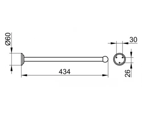 Полотенцедержатель Keuco Astor 02117010000