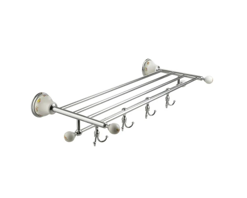 Полка-держатель для полотенец Migliore Provance 17667, цвет хром