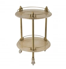 Столик на колесиках Migliore Elizabetta 17015 - бронза