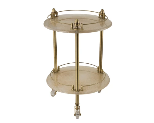 Столик на колесиках Migliore Elizabetta 17015 - бронза