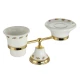 Стакан и мыльница настольные Migliore Provance 17712, цвет золото