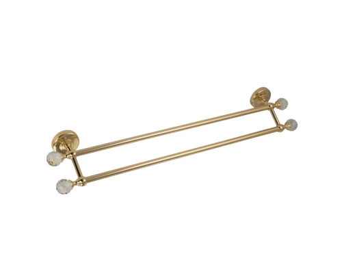 Полотенцедержатель двойной Migliore Amerida 16606, 59.8 см, золото