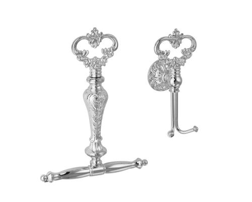 Щетка для чистки стеклянных поверхностей с крючком Migliore Elizabetta 17051, цвет хром