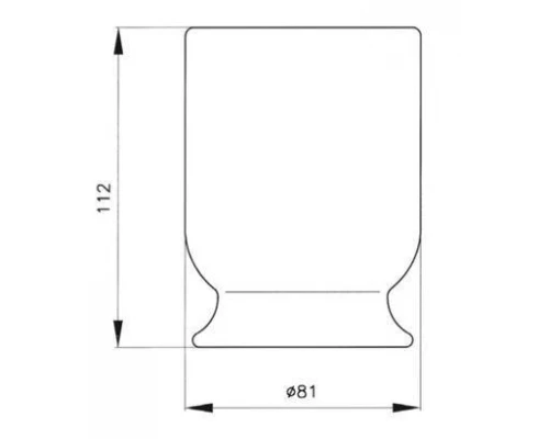 Стакан Nicolazzi Classic 6002, белый