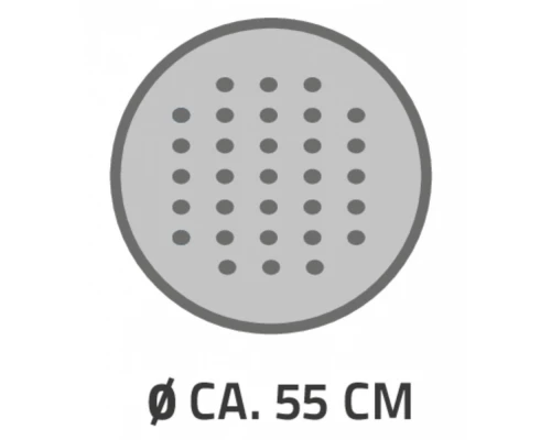 Коврик для ванной комнаты Ridder Tecno Ice 55 x 55 см, золото, 68848