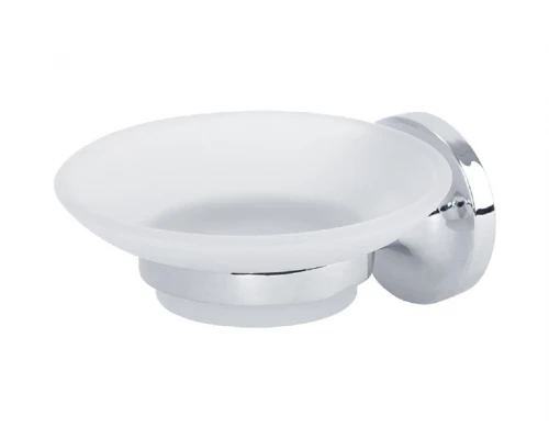 Мыльница настенная Veragio Oscar OSC-5250.CR, хром/матовое стекло