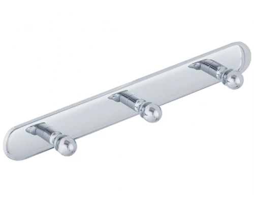 Планка с 3-мя крючками Veragio Gialetta VR.GIL-6436.CR, 23,5 см, хром