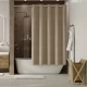 Штора для ванной WasserKraft Isen, 200 х 200 см, навесная, бежевая, SC-40102