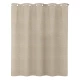 Штора для ванной WasserKraft Isen, 200 х 200 см, навесная, бежевая, SC-40102