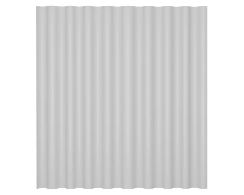 Штора для ванной WasserKraft Oder, 240 х 200 см, навесная, серая, SC-30503