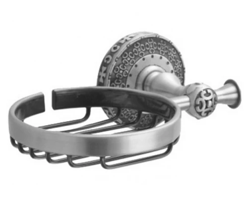 Мыльница решетчатая Zorg Antic AZR 05 SL, цвет серебро