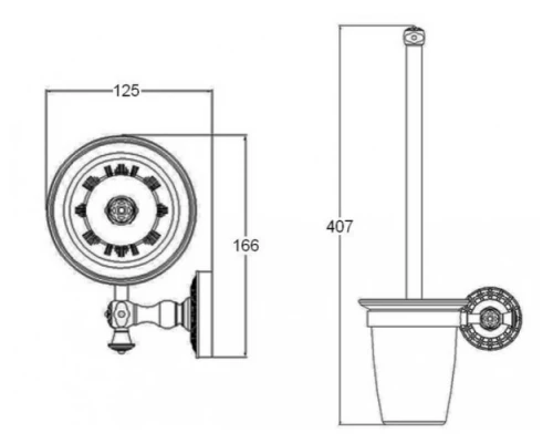 Ёршик Zorg Antic AZR 10 SL, цвет серебро