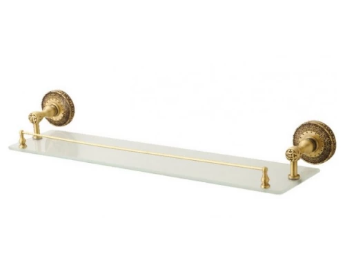 Полочка стеклянная Zorg Antic AZR 15 BR, цвет бронза