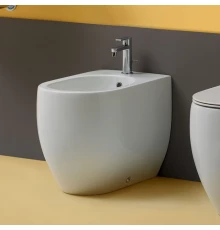 Биде напольное Kerasan Flo, с крепежом Wb5N в комплекте, цвет белый, 312201*1