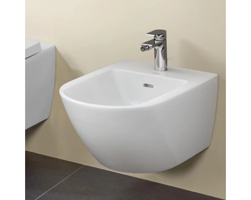 Биде Villeroy&Boch Subway 3.0 447000R1, подвесное, альпийский белый, CeramicPlus