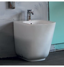 Биде напольное Kerasan Tribeca c креплением WB5N, цвет белый матовый, 512030